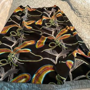 Vibrant long skirt vintage